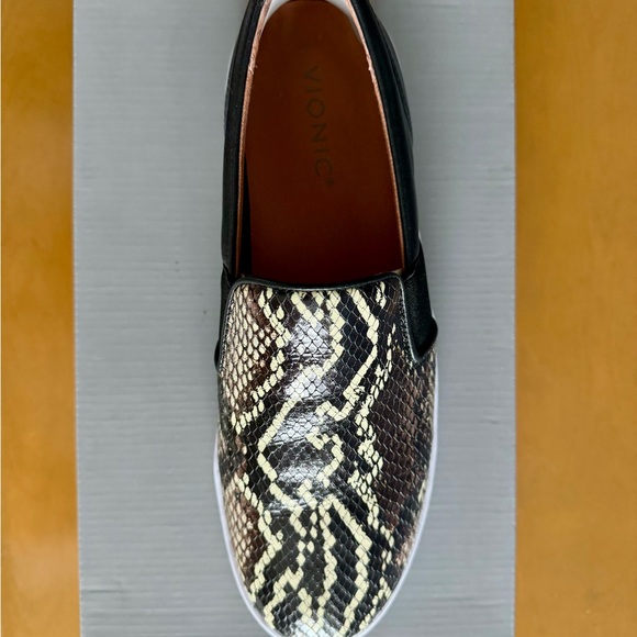EUC Vionic snake-print, snake-embossed slip-on sneaker - Picture 2 of 4
